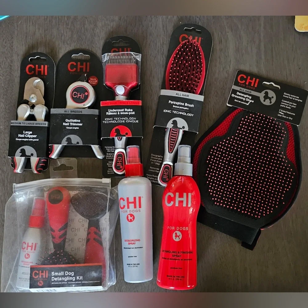 Chi Dog Grooming Bundle of 8
